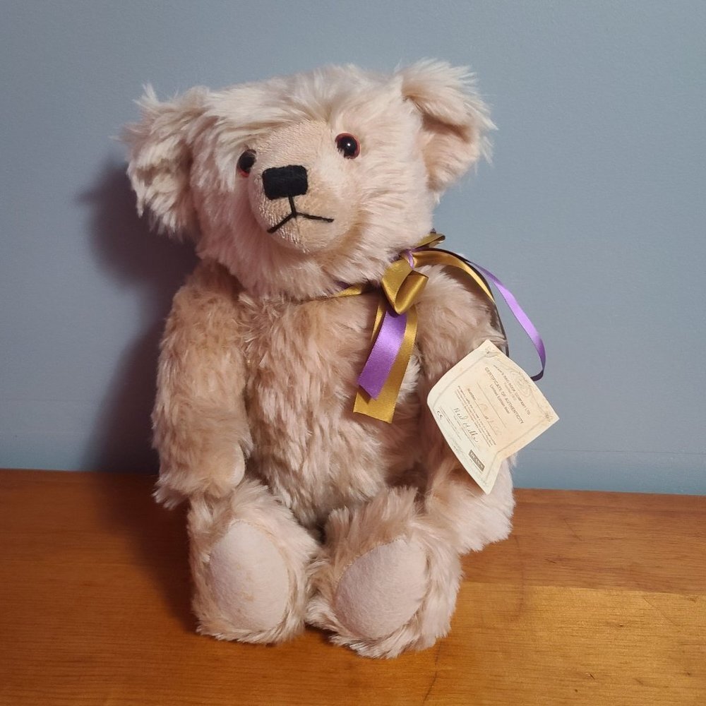 Deans rag book bear company plush 16 in, limited